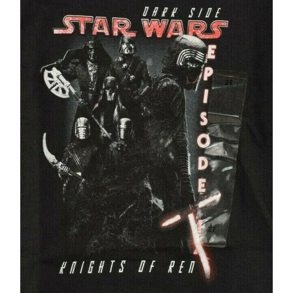 Mad Engine Kids 2T Black T-Shirt Star Wars Knights of Ren Episode IX New - Picture 2 of 4